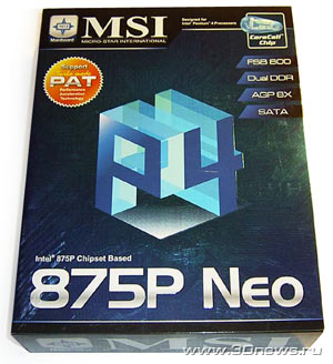 MSI 875P NEO Box