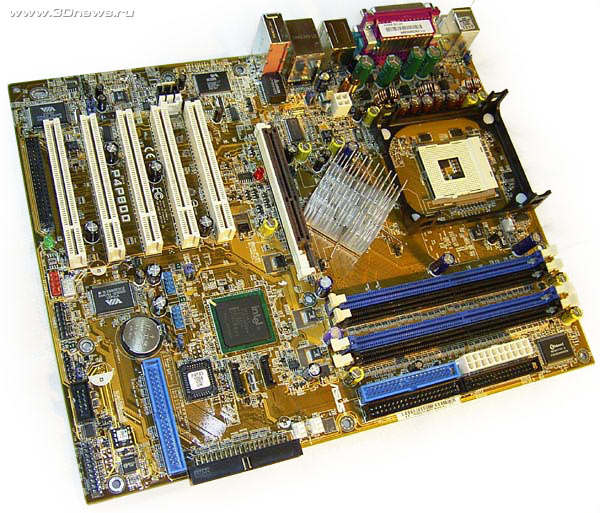 Asus P4P800 Deluxe на чипсете Intel 865PE Springdale