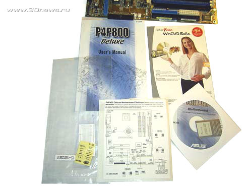 Asus P4P800 Deluxe Inbox