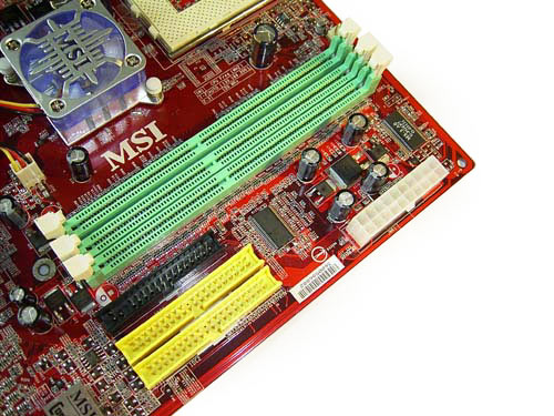 MSI KT6 Delta DIMMs