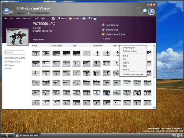  Microsoft Windows Longhorn 