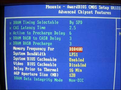 Latency timings