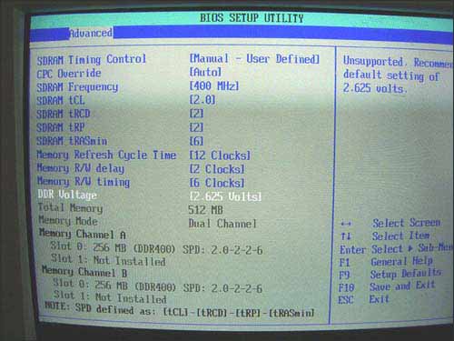 Intel D875PBZ  (Intel 875P Canterwood)  