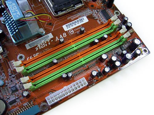 Abit AA8 DIMMs