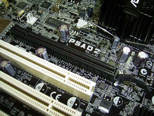 pci express x16 slot. There is a PCI Express x16