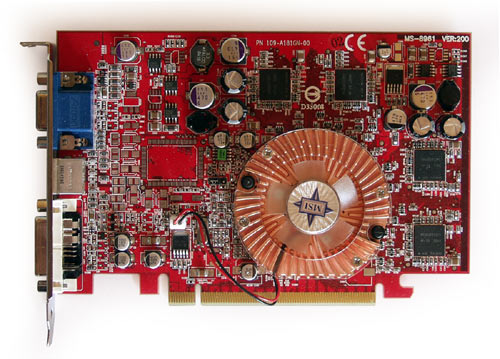 MSI RX600XT Front