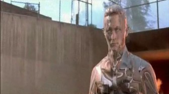 Последовательность превращения компьютерной модели Т-1000 в живого актёра