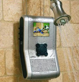 Broadcast & Cable TV Anywhere! TV Shower Companion