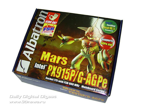 Albatron PX915P-AGPe Box