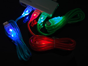 Illuminated USB Cables