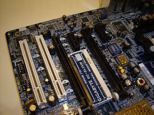 Also, there are two PCI Express x1 and two PCI slots onboard.