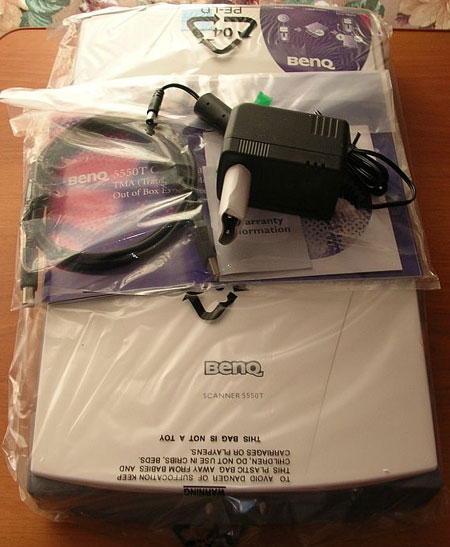 драйвера для сканера benq 5000