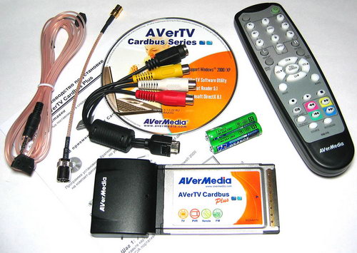  PCMCIA TV тюнер AverTV CardBus Plus 