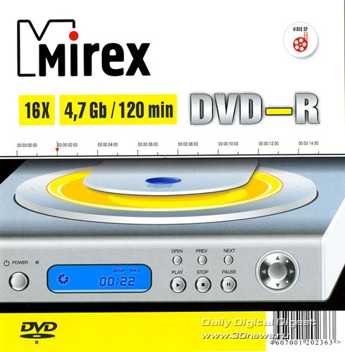 Mirex DVD-R 16x
