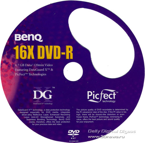 Benq DVD-R 16х