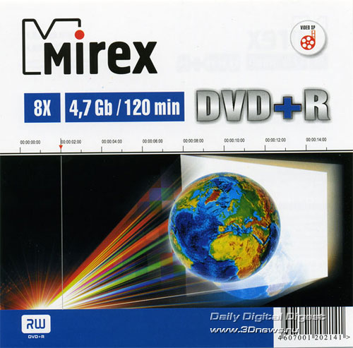 Mirex DVD+R 8x