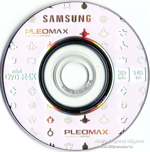 Samsung DVD-R 4x 8cm mini