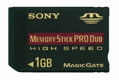 Sony Memory Stick PRO Duo