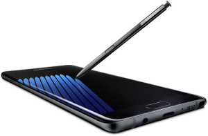 Samsung представила Galaxy Note7 с изогнутым дисплеем и сканером сетчатки глаза