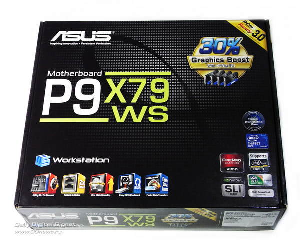 Обзор материнской платы ASUS P9X79 WS на чипсете Intel X79 » Новости ...