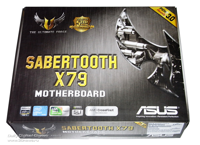 ASUS Sabertooth X79 упаковка 