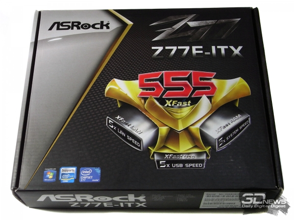  ASRock Z77E-ITX упаковка 