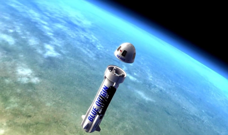  Безос надеется осуществлять четыре суборбитальных полёта New Shepard в месяц. Графика Blue Origin 