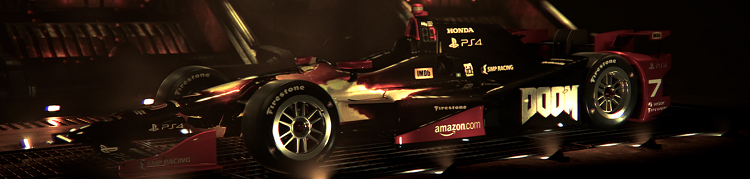 Россиянин сядет за руль болида в стиле DOOM на гонке в Индианаполисе