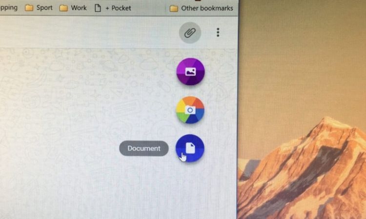 Веб-клиент WhatsApp теперь позволяет обмениваться документами