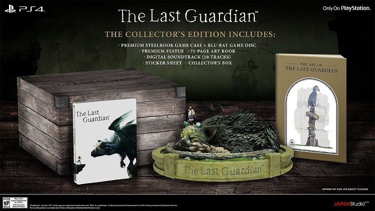 В коллекционное издание The Last Guardian войдёт статуэтка главных героев игры