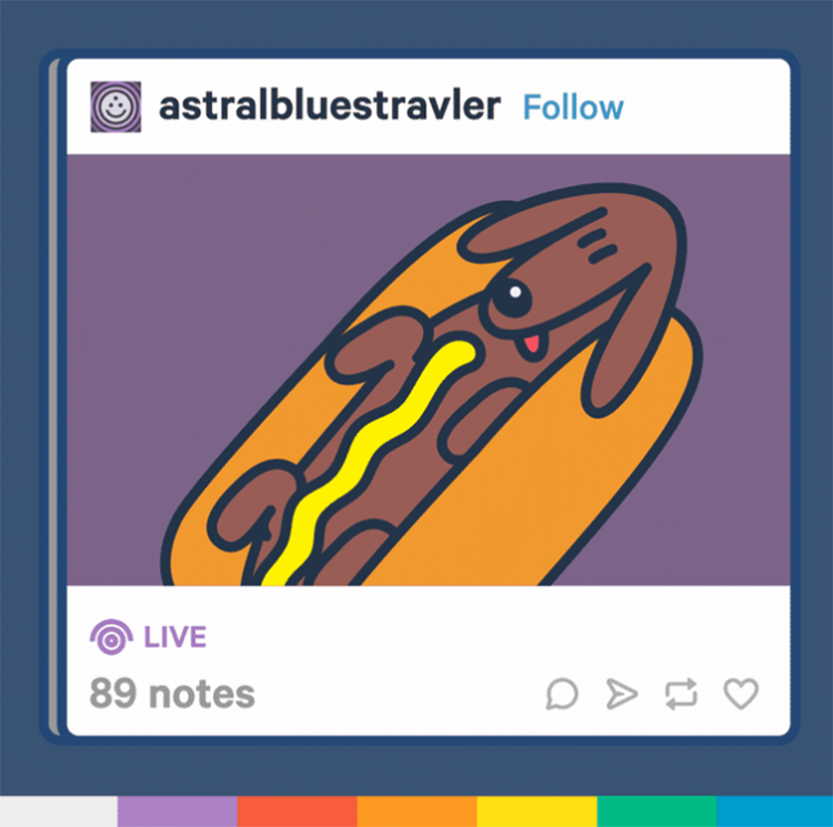 В Tumblr появилась поддержка прямых трансляций
