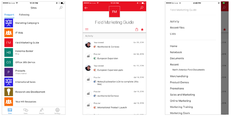 Microsoft выпустила мобильное приложение SharePoint