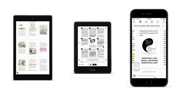 Amazon представила инструмент для удобного создания закладок на ридерах Kindle