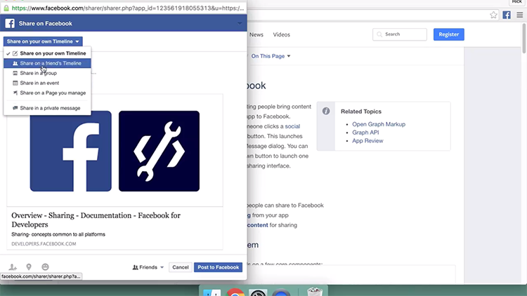 Facebook представила расширения для шеринга и сохранения статей