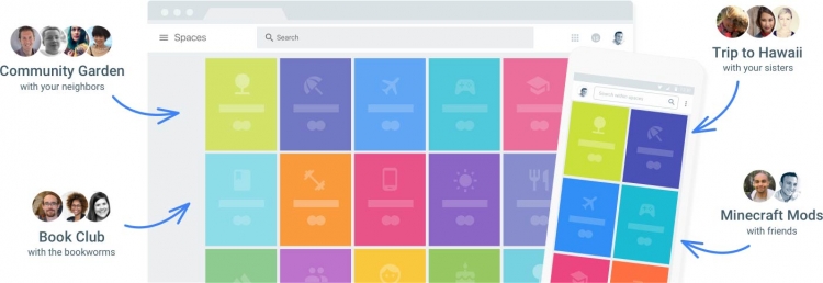 Google приобрела стартап для улучшения службы Spaces