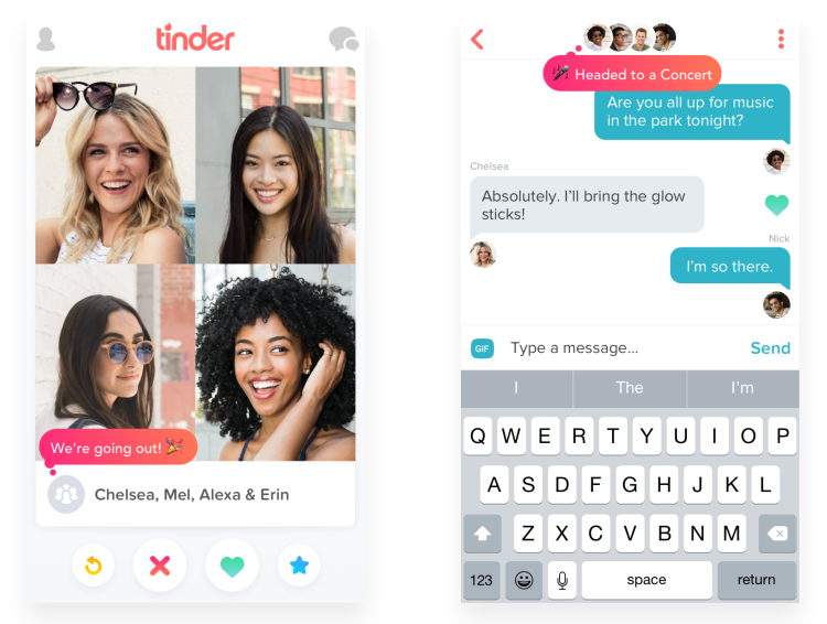 Tinder Social поможет найти большую компанию