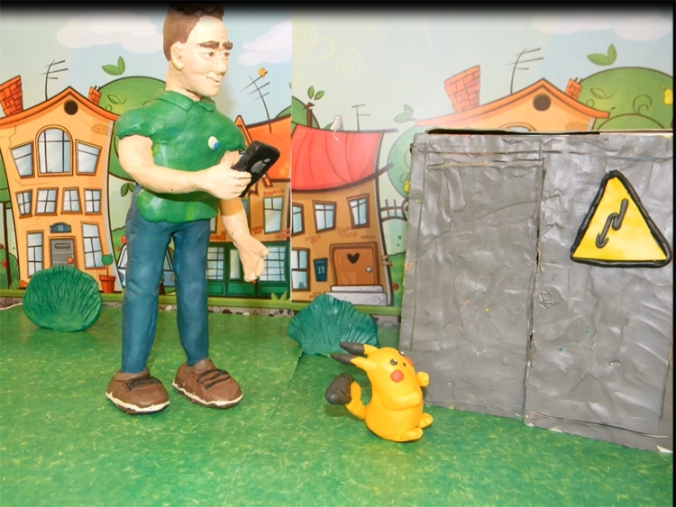 Энергетики создали мультфильм об опасностях игры в Pokemon GO