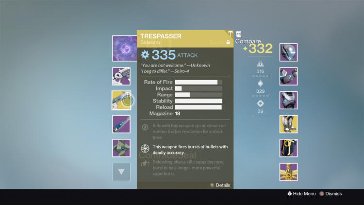 Новый пистолет, перебалансировка оружия и другие изменения в Destiny