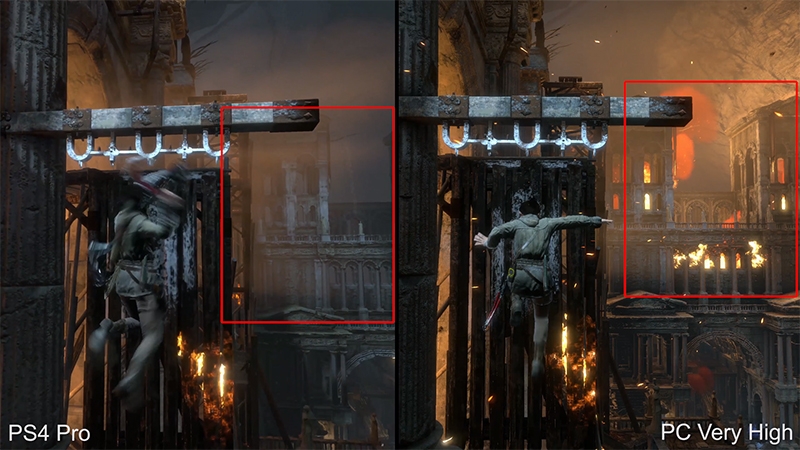Видео: сравнение графики Rise of the Tomb Raider на PS4 Pro и PC