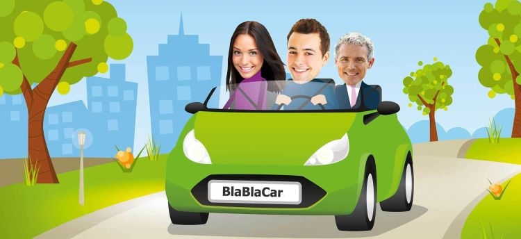 BlaBlaCar начинает взимать сервисный сбор с пассажиров