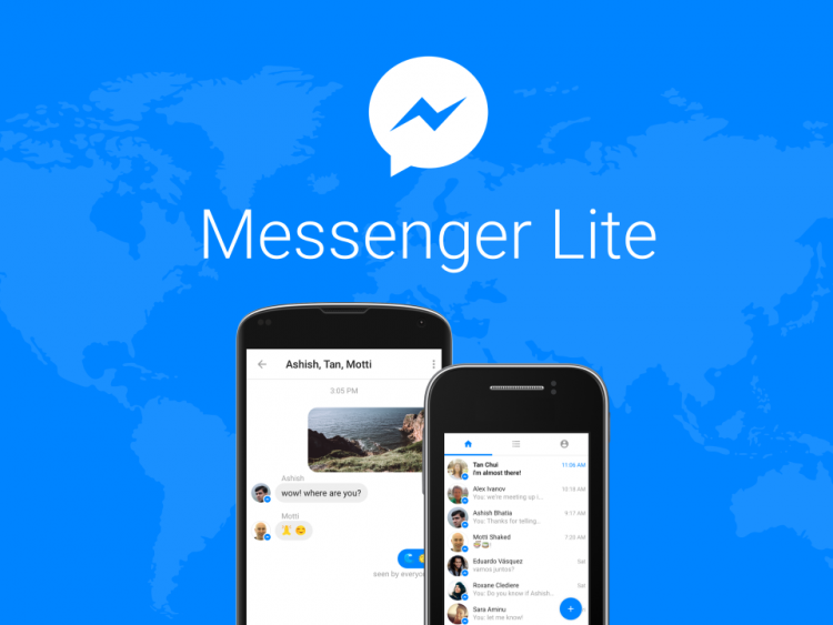 Facebook выпустила Messenger Lite для слабых Android-смартфонов