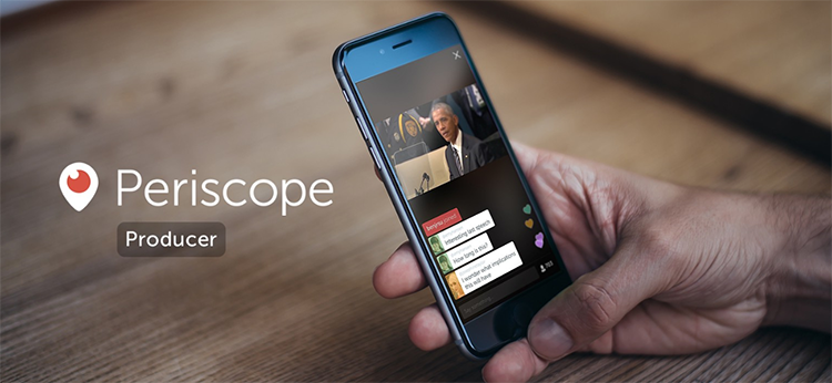 В Periscope теперь можно вести трансляции практически с чего угодно
