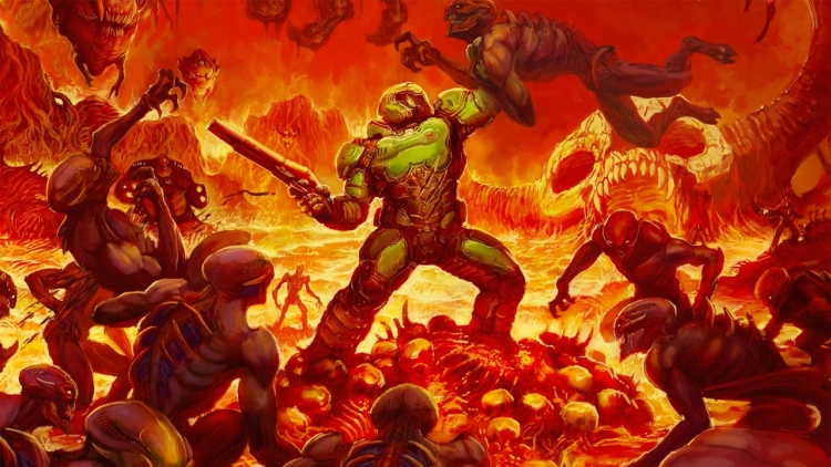 Из DOOM убрана защита Denuvo