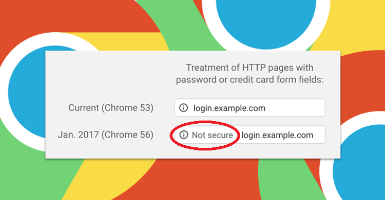 Chrome 56 добавит функцию HTTP Not Secure
