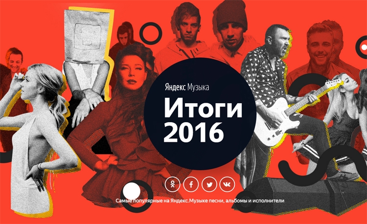 «Яндекс» изучил музыкальные предпочтения россиян в 2016 году