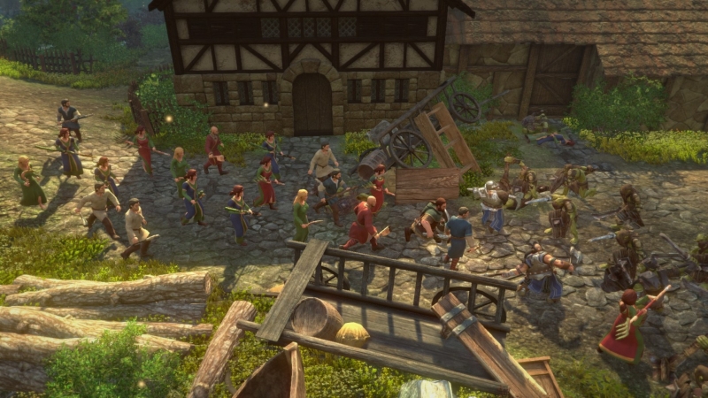 Придется и толпу крестьян в бой вести