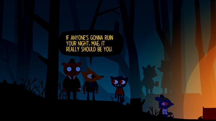 В новом трейлере платформера Night in the Woods показали пару мини-игр