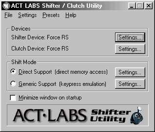  New ACT Labs Racing System 